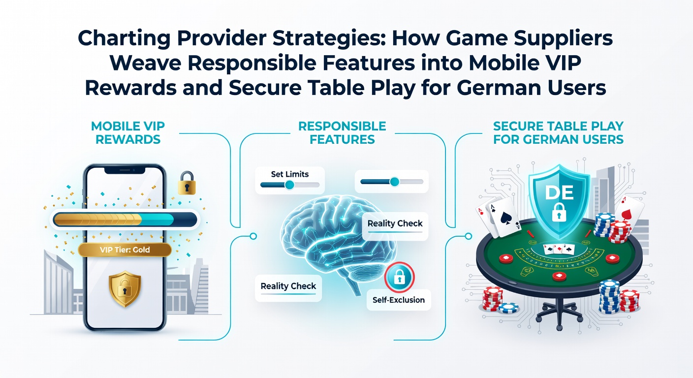Strategien von Spielelieferanten bei der Einbindung verantwortungsvoller Funktionen in mobile VIP-Programme und Tischspiele für deutsche Nutzer