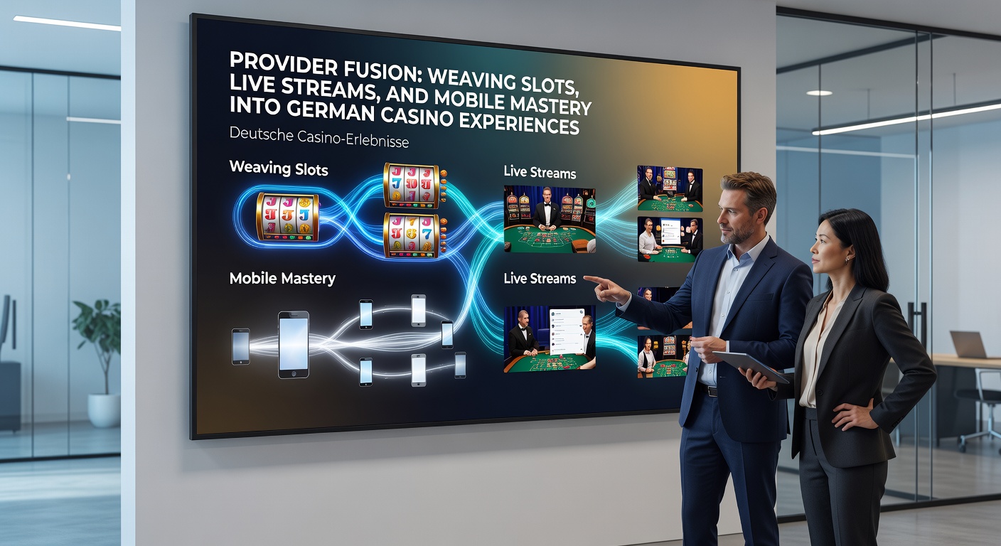 Mobile Casino-App mit simultanem Slot- und Live-Stream-Zugriff auf einem Smartphone-Bildschirm