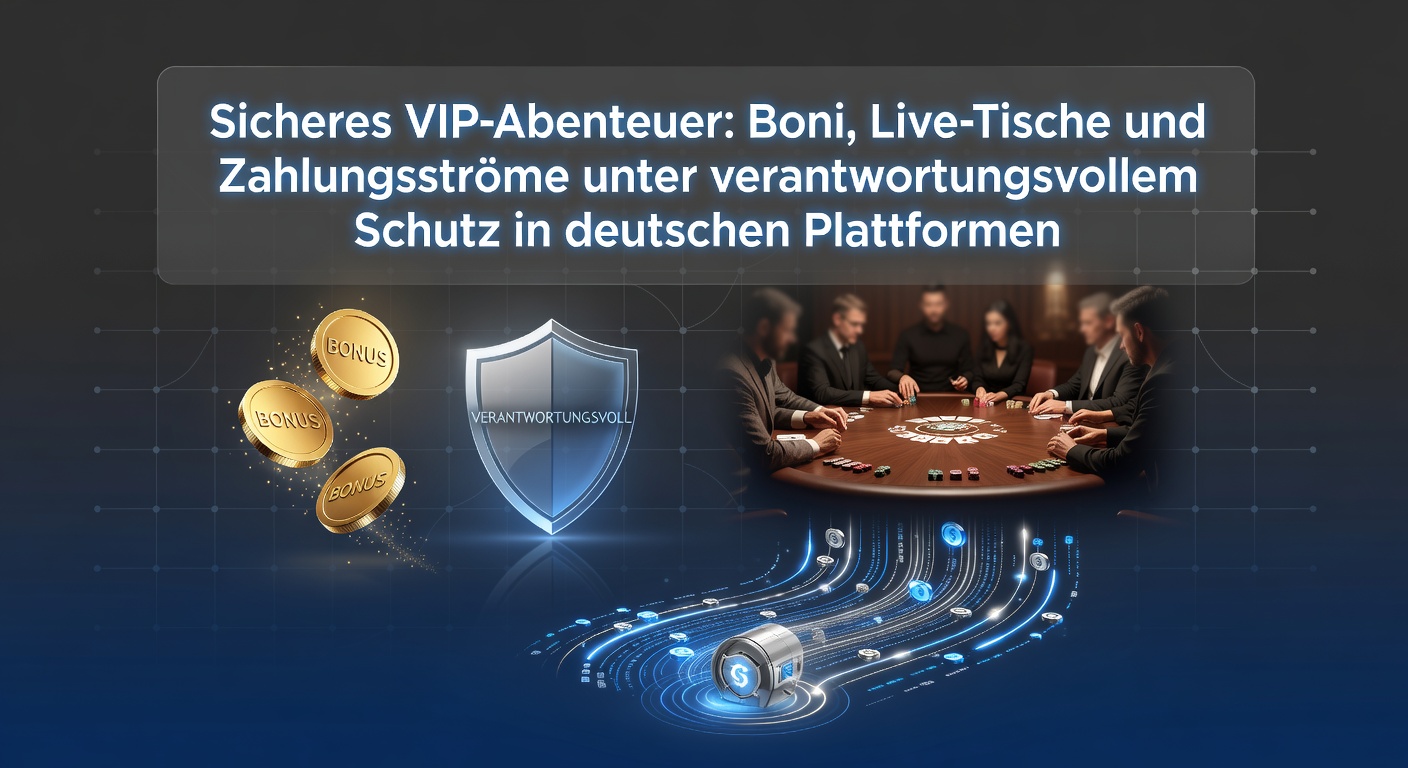 VIP-Spieler genießen exklusive Boni und Live-Tische in einem sicheren deutschen Online-Casino-Umfeld